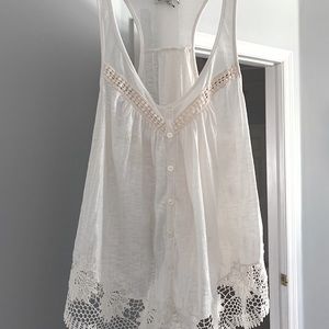 American Eagle Crochet Detail Tank